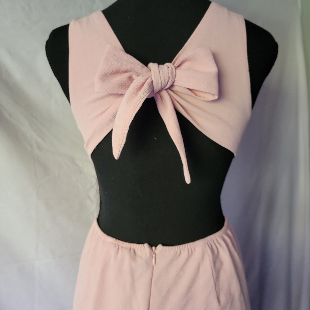 Blush pink maxi dress